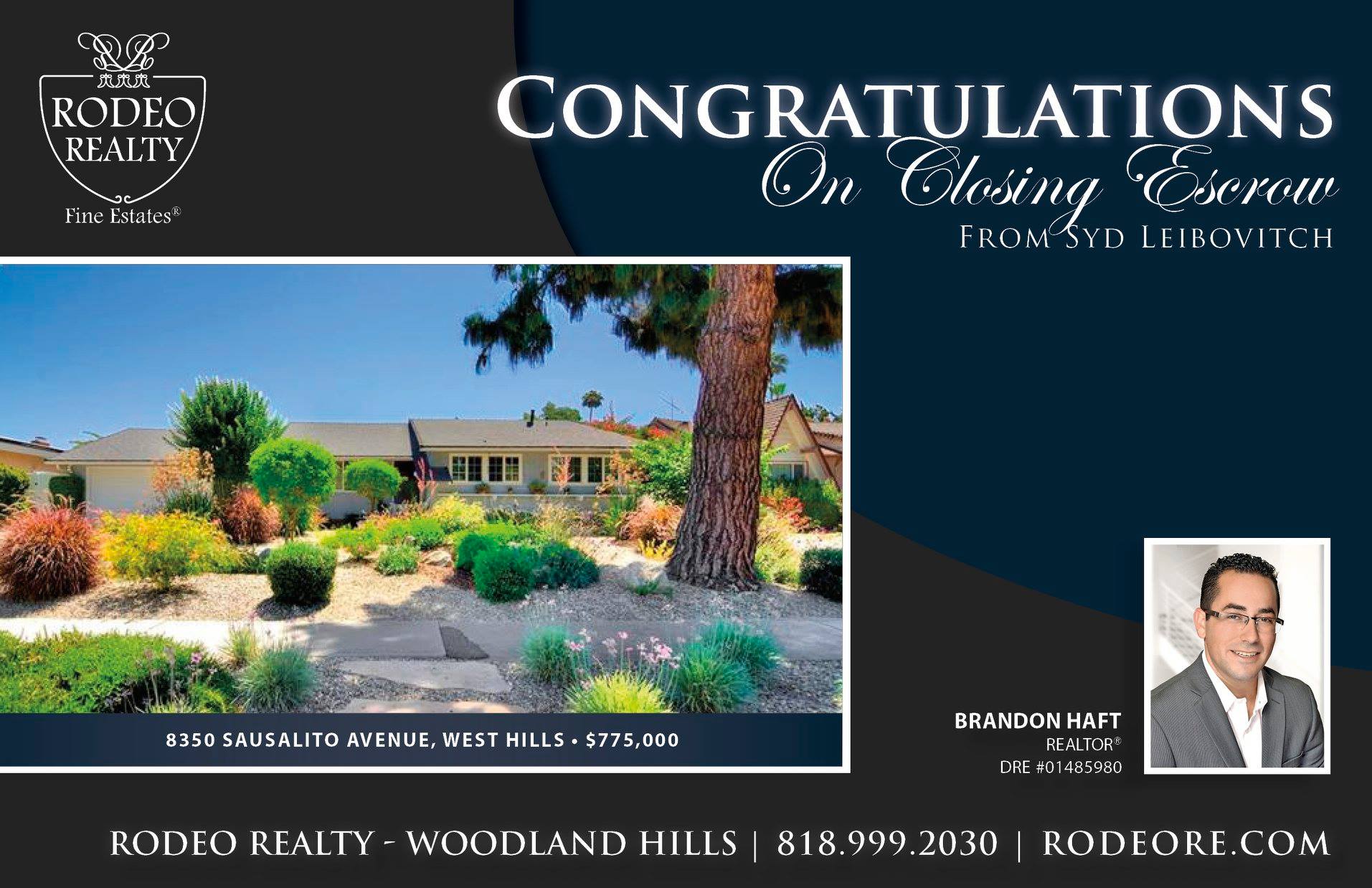 West Hills home sold